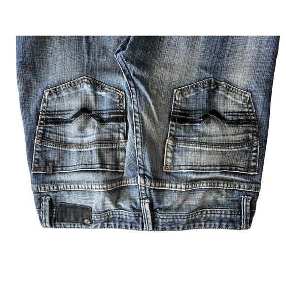 Buffalo by David Bitton Men's Blue Straight Denim Jeans Pants Size 32 - Picture 8 of 10